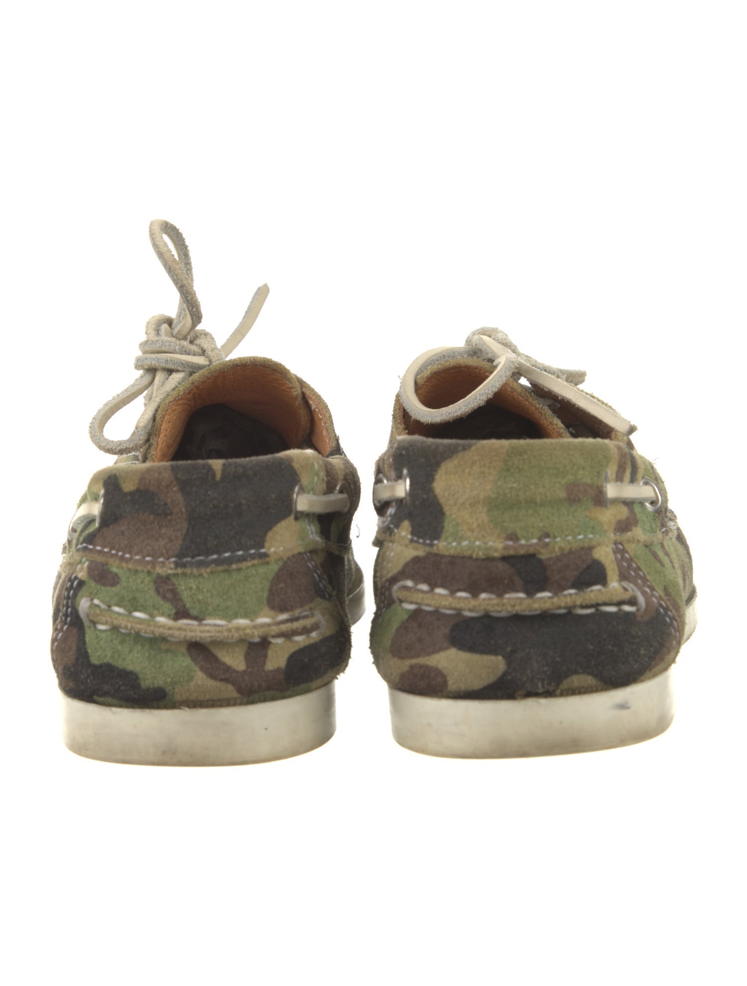 Del Toro Suede Printed Boat Shoes